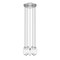 Z-Lite Arden Chandelier, 7-Light, 18 In.W x 12 In.H, Brushed Nickel/Clear 651P-7R-BN - alternate 3